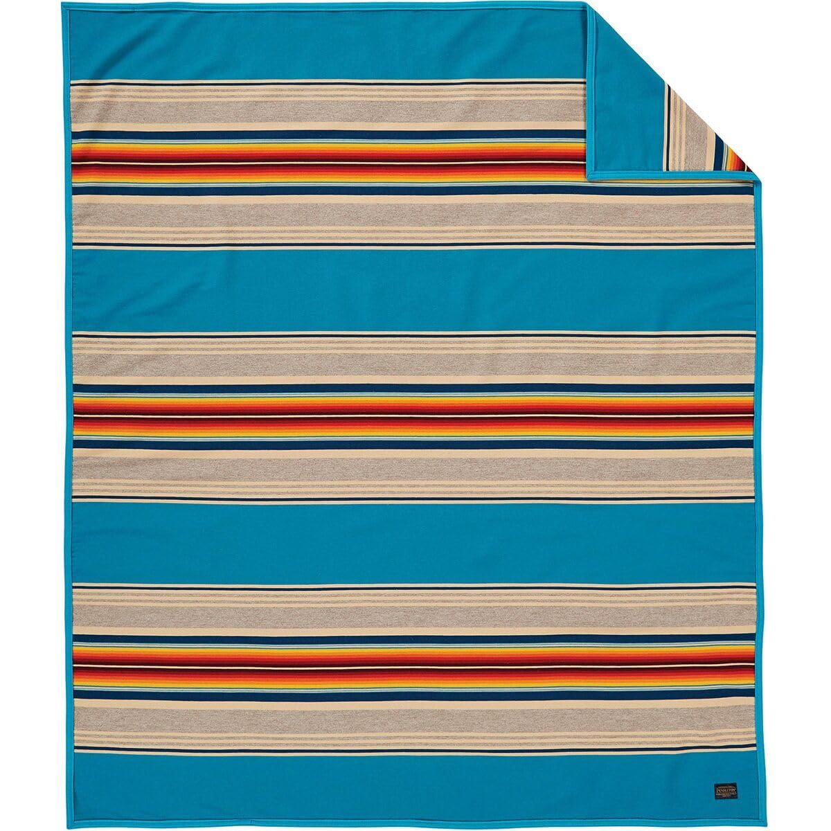 Amazon.com: PENDLETON Serape Wool Blanket, Turquoise, One